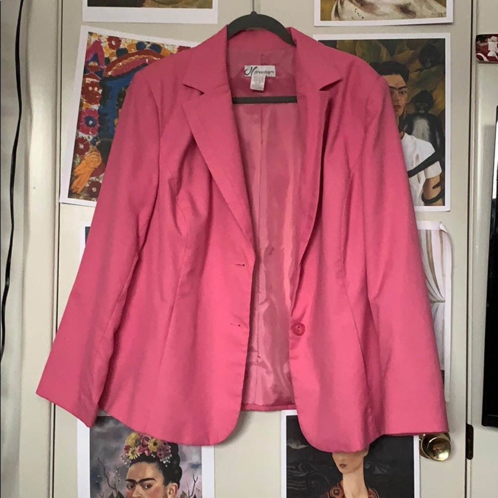 Pink blazer